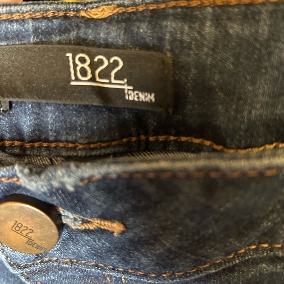 1822 Denim Women's Dark Blue Skinny Jeans - Picture 3 of 6